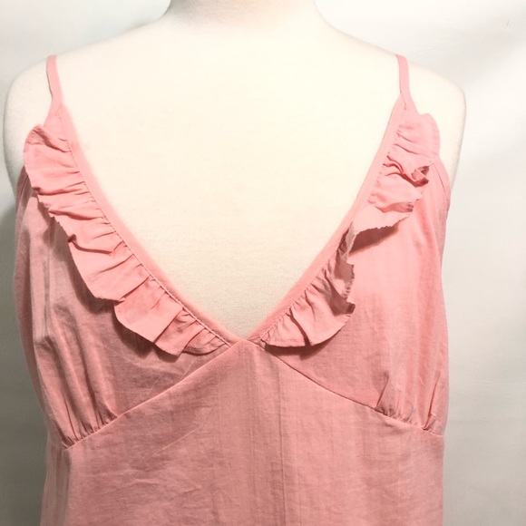 Tahari pajama pink tank top  L NWT cotton - Picture 9 of 11
